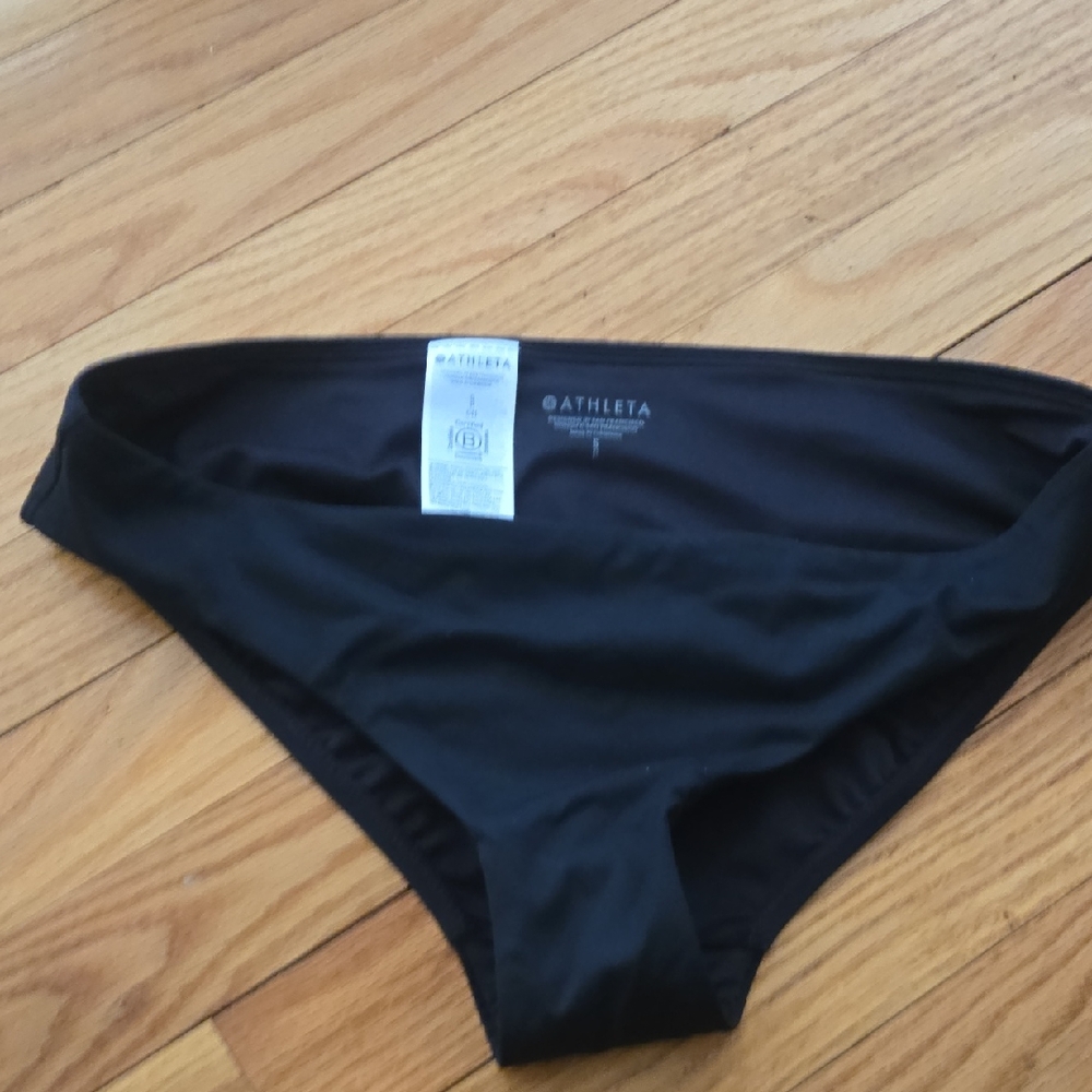 Athleta Classic Black Swim Bottom